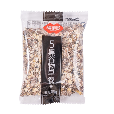 福事多营养早餐5种黑谷物麦片35g