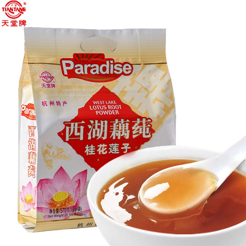 天堂牌桂花莲子西湖藕粉