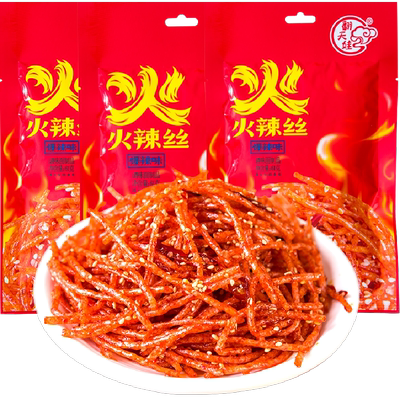 翻天娃火辣丝爆辣味*3包辣条