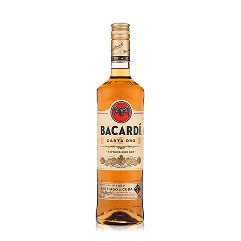 百加得（Bacardi）洋酒金朗姆酒750MLmojito莫吉托基酒调酒