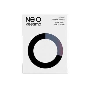 韩国Neo可视眸美瞳小黑环半年抛小直径彩色隐形眼镜正品保障