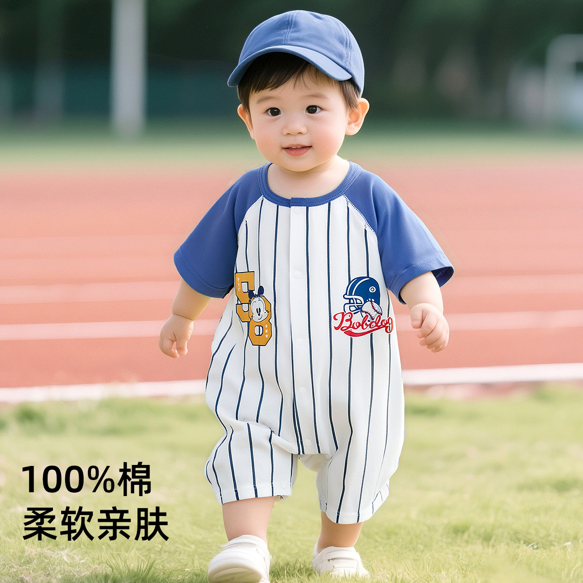 巴布豆0-18月夏季薄款幼儿衣服