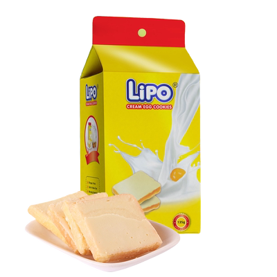 越南Lipo原味网红零食面包干135g