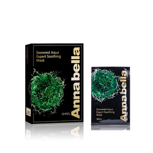 泰国进口ANNABELLA安娜贝拉黑金藻抗皱紧致抗衰老补水面膜海藻女