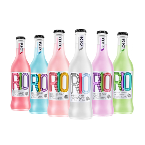 RIO锐澳经典多口味预调鸡尾酒275ml*6瓶低度酒气泡丰富畅聊嗨爽