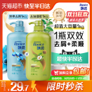 飘柔洗发水兰花香型去屑 去油蓬松清爽大瓶家庭洗头膏露 清洁