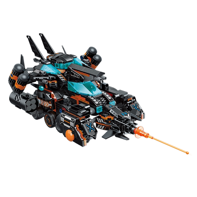 包邮奇妙积木超集变超时空战车