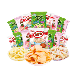 咪咪正宗上好佳虾片洋葱圈粟米条虾条混合大礼包休闲食品儿童