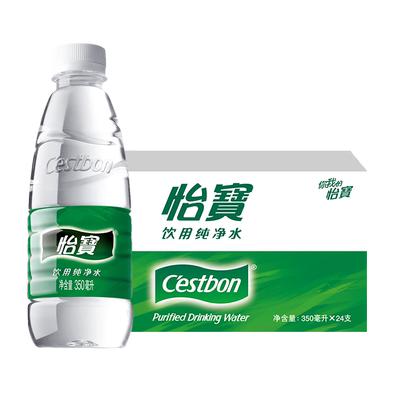 怡宝整箱装纯净水350ml×24瓶