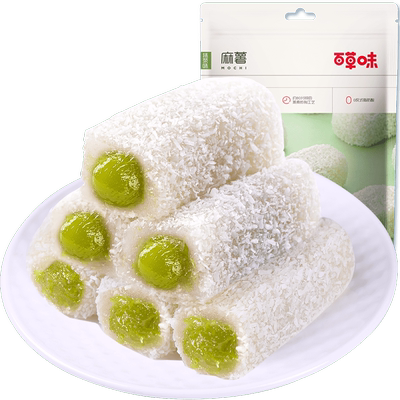 百草味抹茶麻薯糕点糕点点心