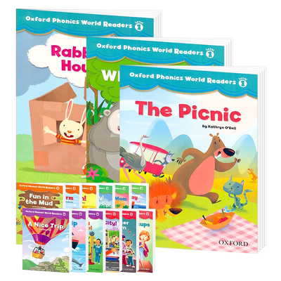 牛津少儿英语自然拼读opw绘本书