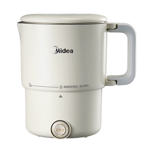 美的便携式烧水壶新款家用可折叠差旅神器电热水壶保温一体电水壶