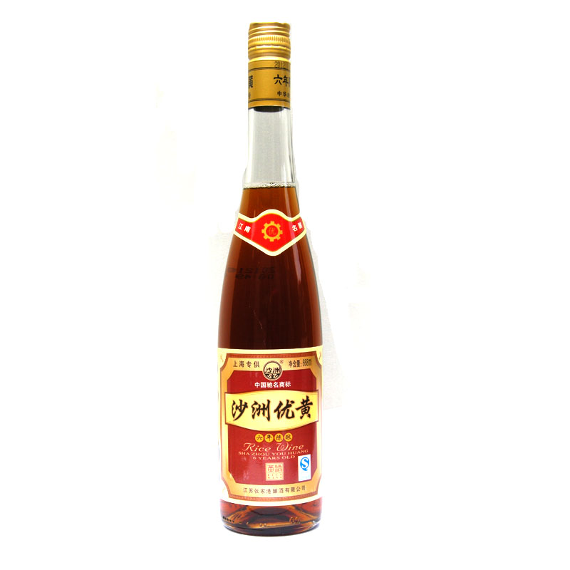 沙洲优黄六年陈黄酒   沙洲优黄 清爽型  668ml/瓶