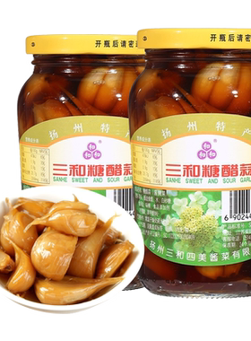 三和扬州酱菜糖醋蒜2瓶