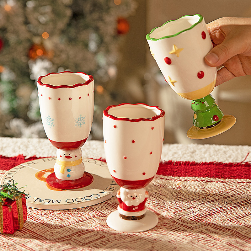 摩登主妇圣诞礼高颜值创意高脚杯