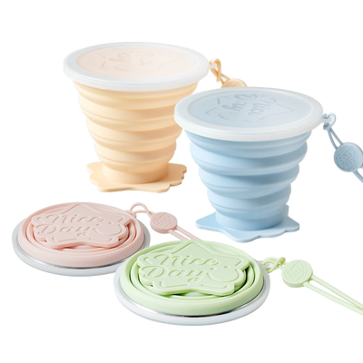 易优家折叠水杯食品级硅胶