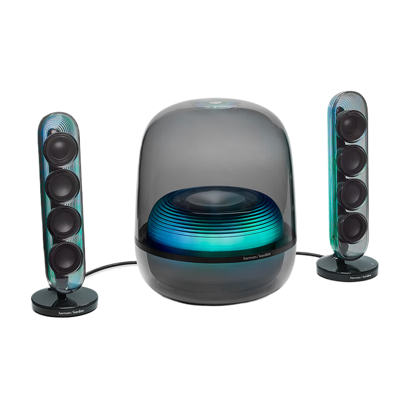 哈曼卡顿 水晶5代 Soundsticks 5 玄光色黑色蓝牙音箱音响