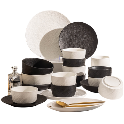 仟造轻奢餐具套装高级感碗盘