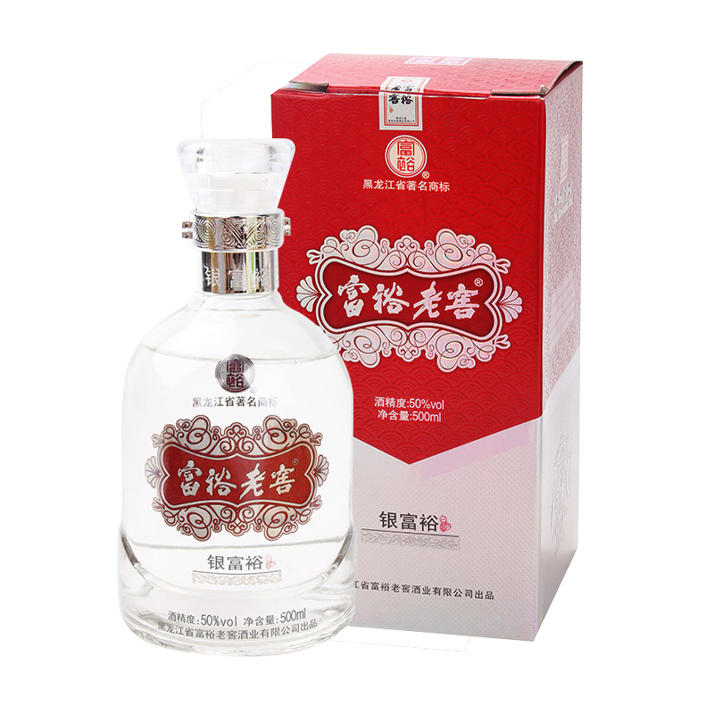50度富裕老窖银富裕500ml/盒