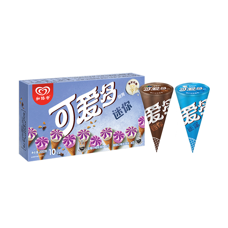 可爱多迷你酸奶混合口味支装蓝莓