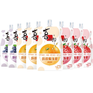 【喜之郎】可吸蒟蒻果冻爽75g*8支