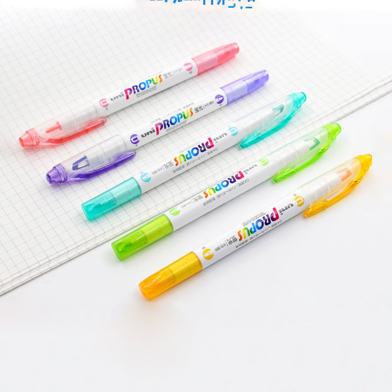 三菱可视窗双头荧光记号笔