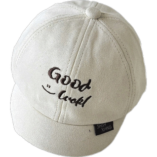 拉夏莉亚婴儿帽子女春秋宝宝鸭舌帽儿童棒球帽婴幼儿男一岁1-3岁