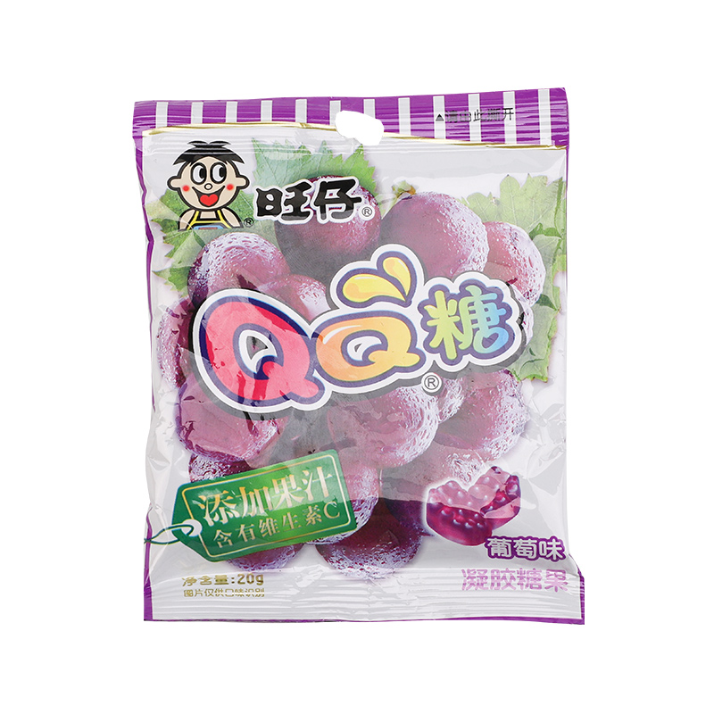 旺仔QQ糖(葡萄味) 20克/袋
