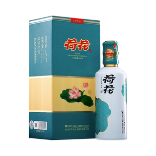 上品荷花贵州荷花上品53度单瓶装酱香型白酒纯粮酿造贵州