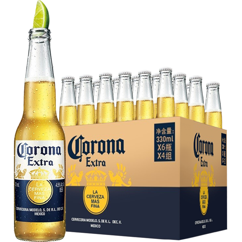 88VIP、福袋：Corona 科罗娜啤酒11.3°P墨西哥风味拉格整箱 330ml 12瓶