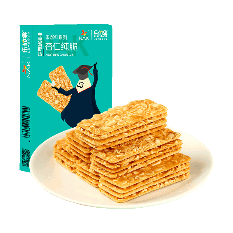 NAK杏仁坚果薄脆独立包装代餐