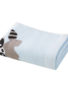 Actuel印花童巾（蓝）25*48cm