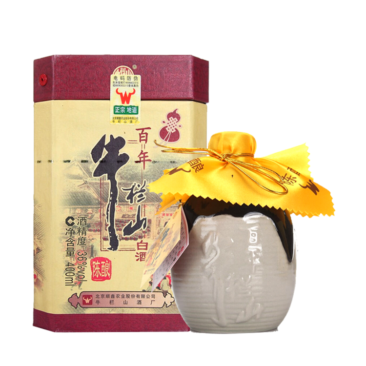 牛栏山36度陈酿百年白酒 400ml