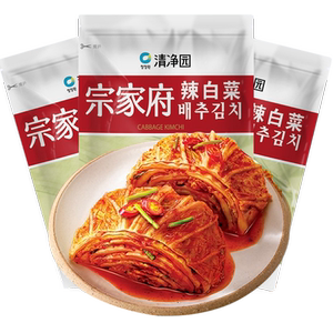 清净园80g*3包宗家府辣白菜韩国泡菜朝鲜风味东北酸菜韩式下饭菜