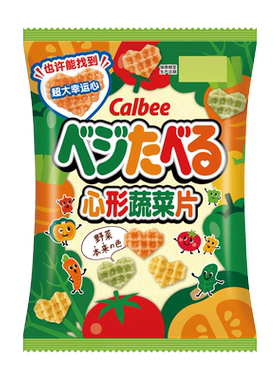 心形蔬菜片香脆薯片