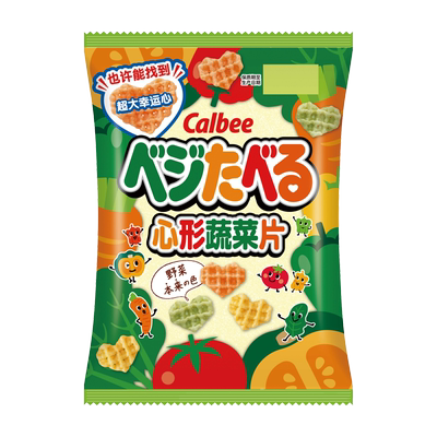 卡乐B心形蔬菜片香脆薯片