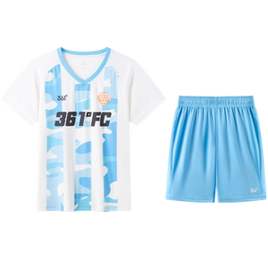 361童装男童足球套装2025夏季新款小中大童运动套装速干运动衣服