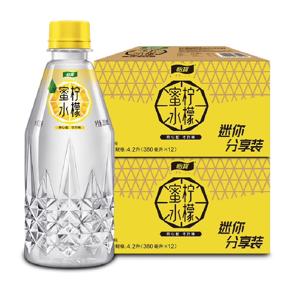 怡宝蜜水柠檬水果饮料350ml*12瓶 * 2箱 2箱装24瓶