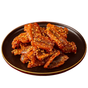 北海印象香辣甜辣鳗鱼块鳗鱼干小鱼干100g海洋网红零食海味特产