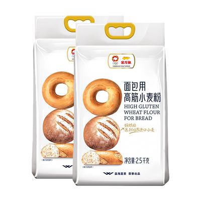 金龙鱼面包用小麦面粉2.5kg×2包