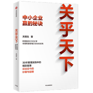关乎天下 中小企业赢的秘诀 关明生 著 阿里管理体系建设者 管理