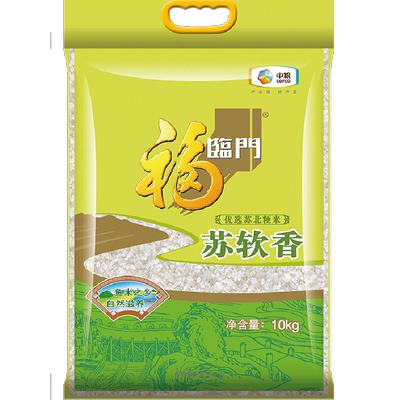 福临门苏软香苏北粳米大米10kg