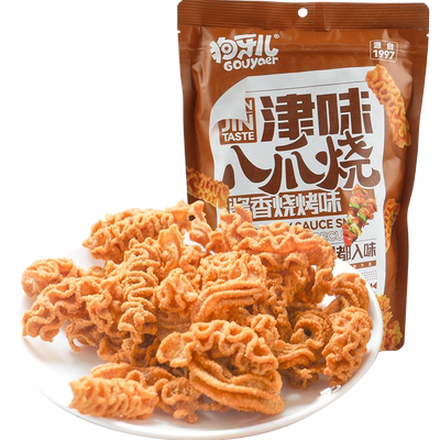 狗牙儿小吃怀旧零食膨化食品188g