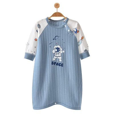 彩婴房四季款幼儿防踢被纯棉睡衣