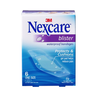 3m创口贴水胶体人工皮创可贴防水透气洗澡伤口止血贴防磨脚透明