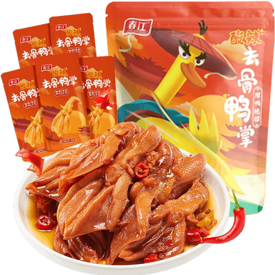 春江酸辣无骨鸭掌鸭爪多支