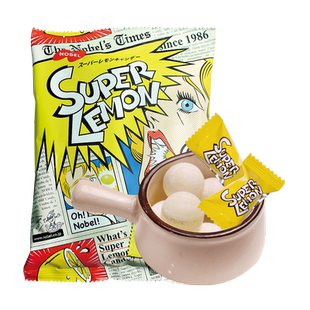 日本进口NOBEL/诺贝尔超酸柠檬糖变态爆酸理本提神糖年货节硬糖
