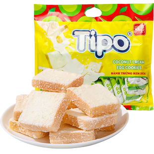进口越南Tipo椰子味面包饼干270g*1袋糕点零食大礼包蛋糕点心