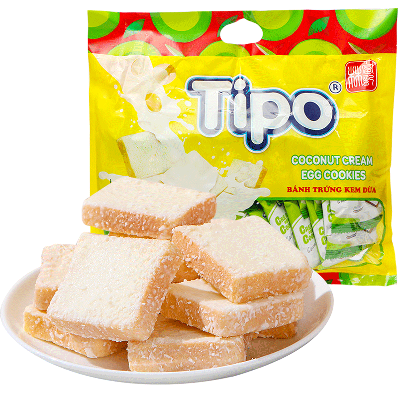TIPO进口越南椰子味糕点零食270g