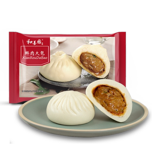 【顺丰上门】和善园 招牌鲜肉大肉包 早餐烧麦早点面点组合冷冻装